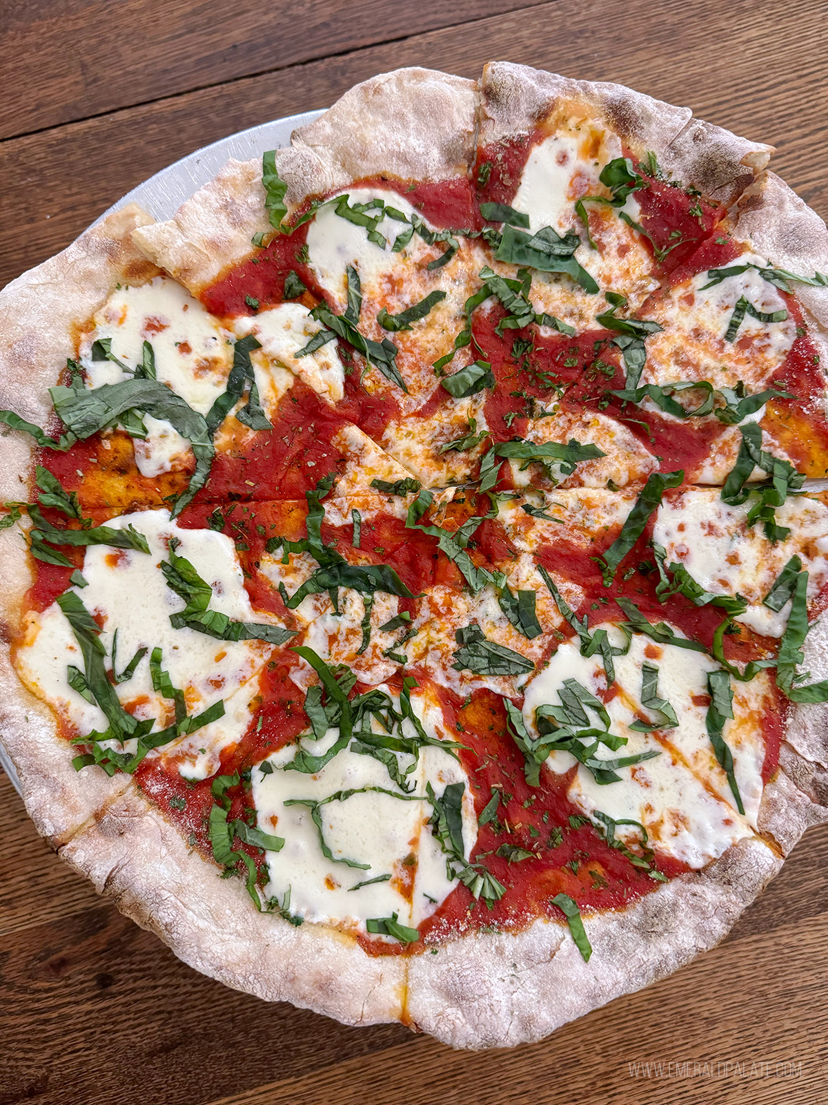 Neapolitan style pizza at one of the best Tacoma restaurants