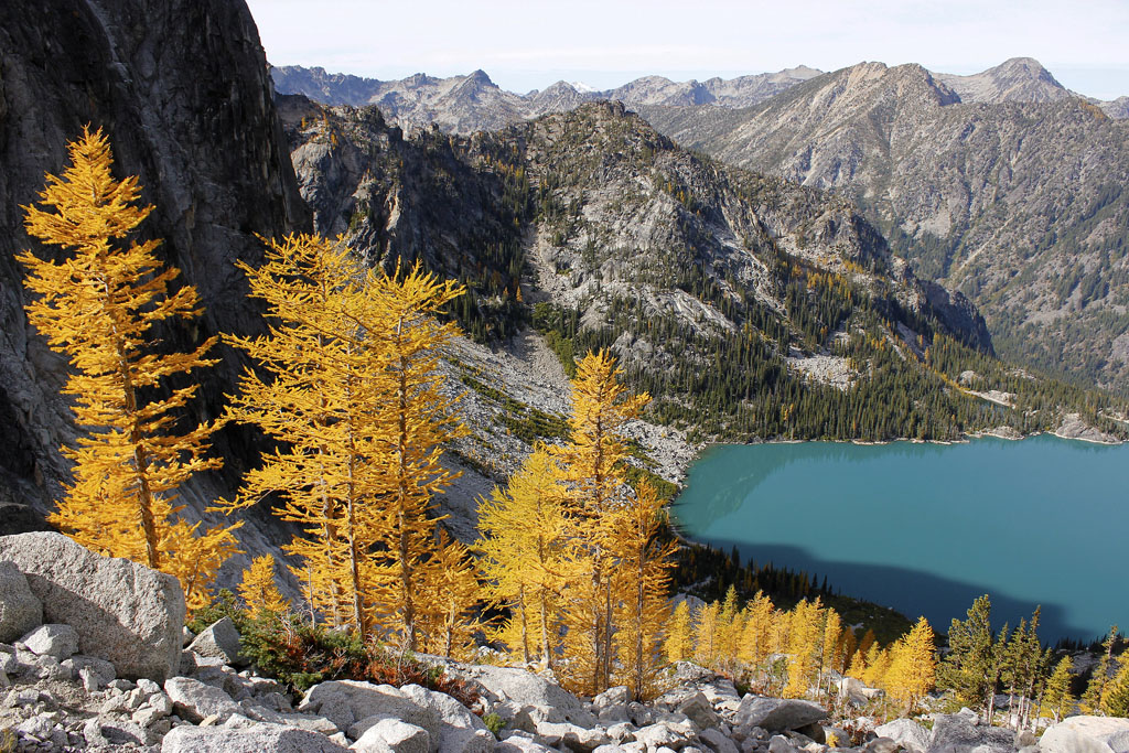 Colchuck Lake, a hikes for larches