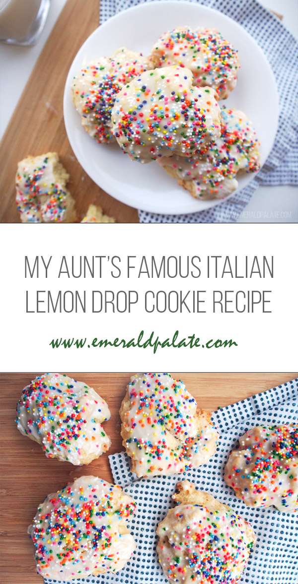 A recipe for decorated lemon cookies