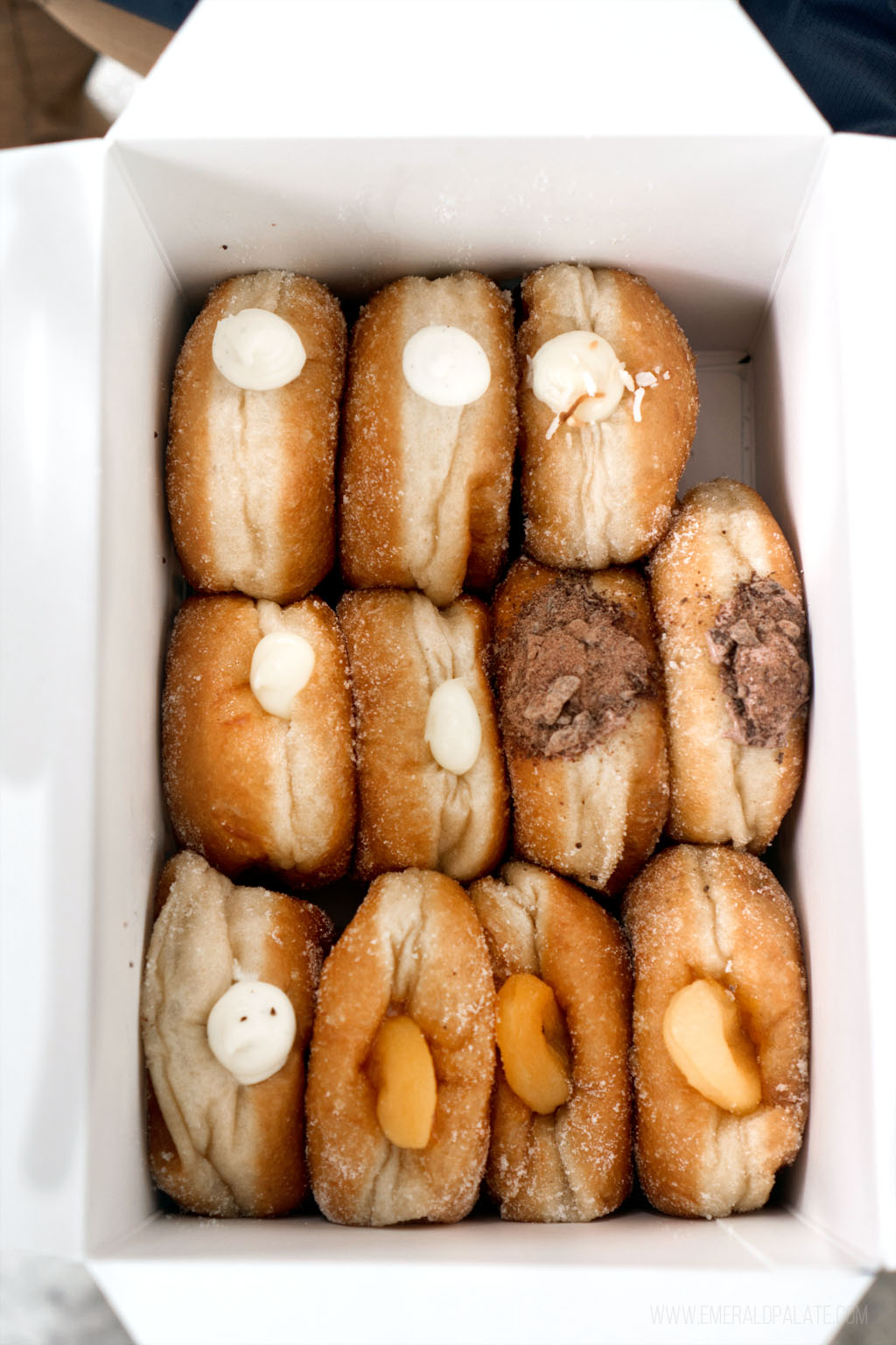 stuffed brioche donuts from the best desserts in Seattle