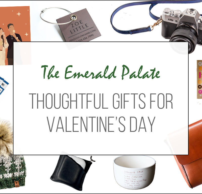 roundup of thoughtful Valentine's Day gift ideas for him and her