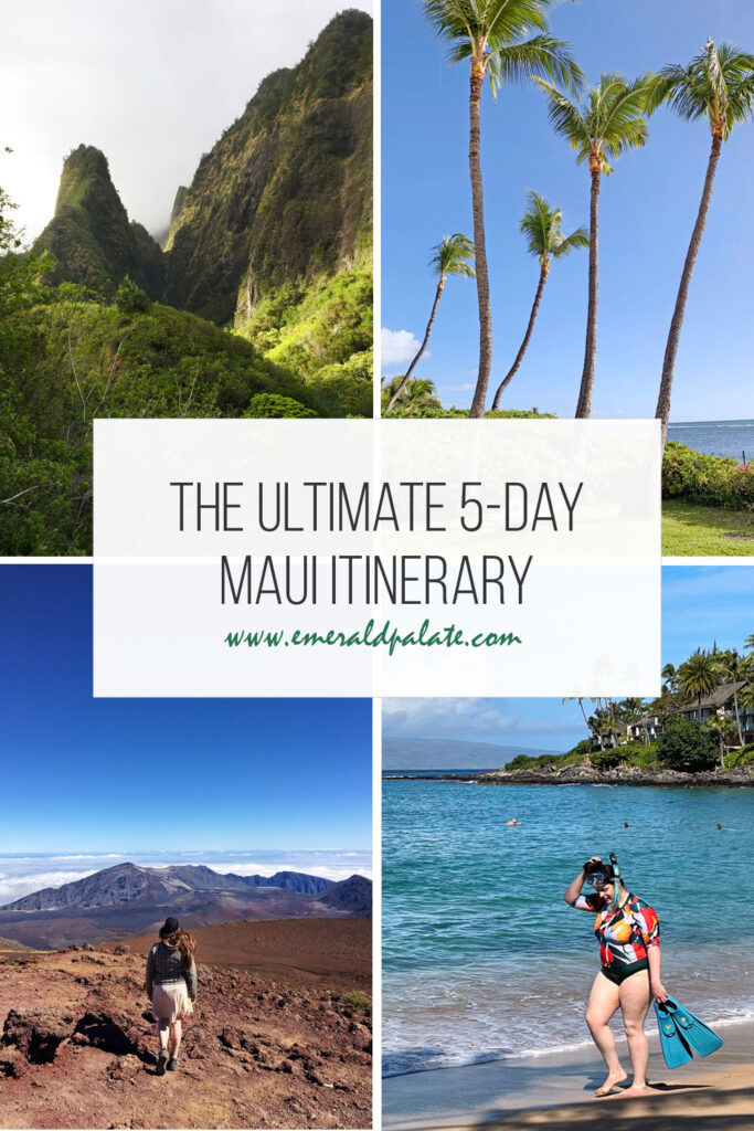 The ultimate 5 day Maui itinerary. This guide has everything you need to see most of Maui in 5 days. It includes where to stay in Maui, tips for doing the Road to Hana, and information on how Maui compares to other Hawaiian islands. Get ready to experience all the best things to do in Maui!