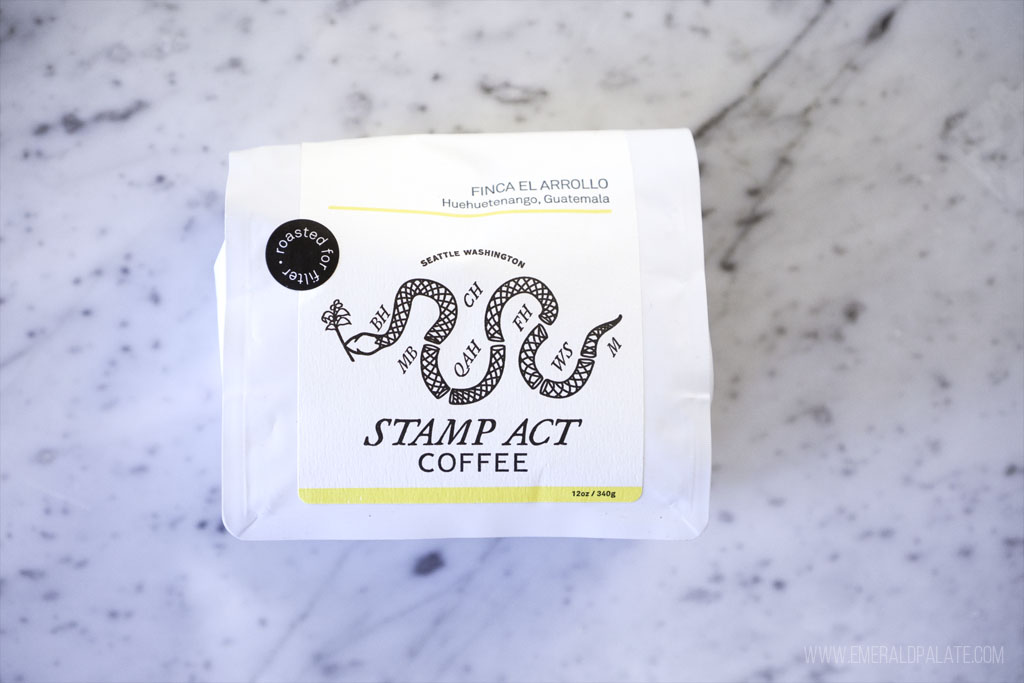 Stamp Act Coffee, a micro roaster with some of the best beans in Seattle
