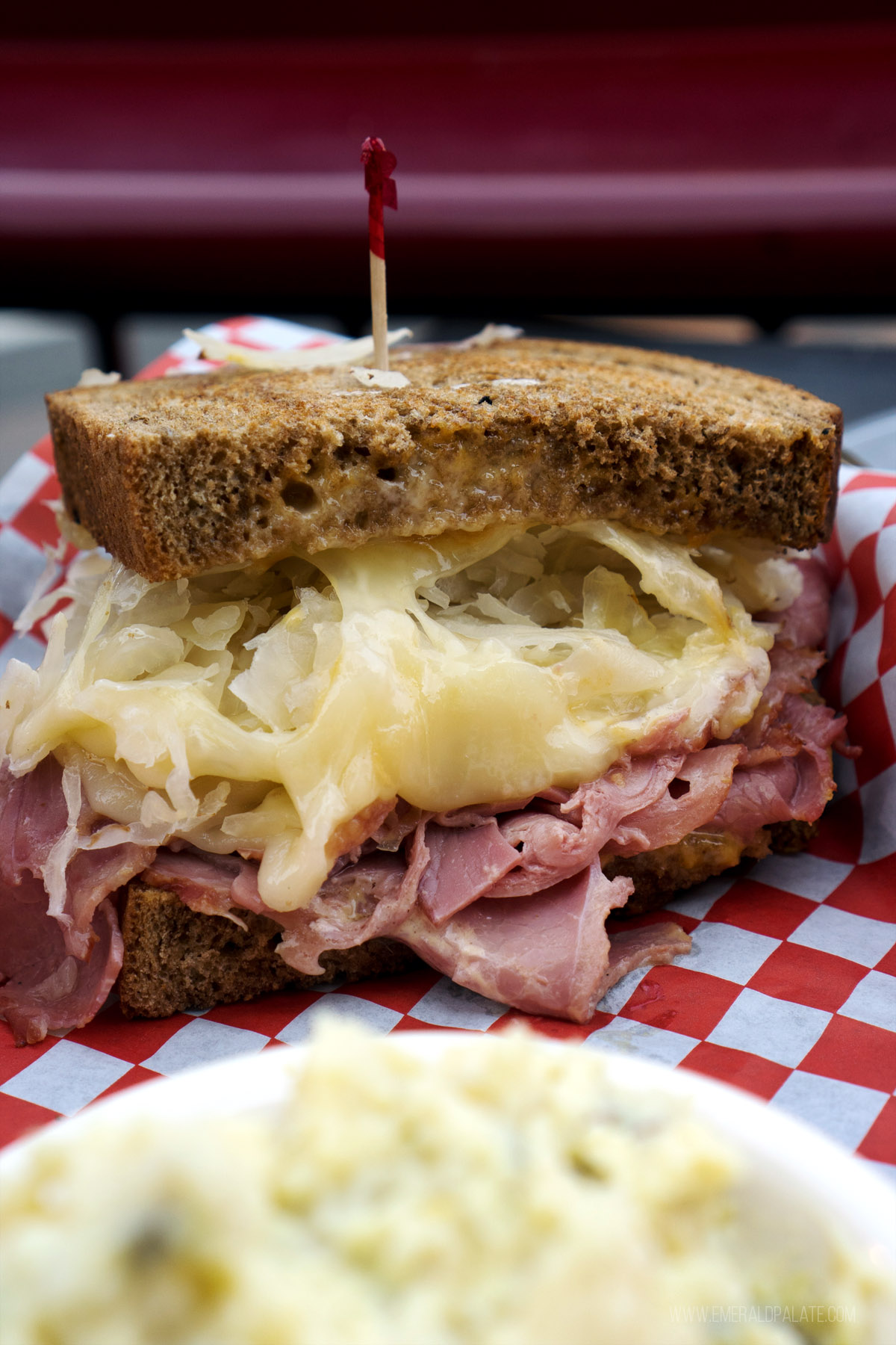 Rueben sandwich from one of the best Skagit Valley restaurants