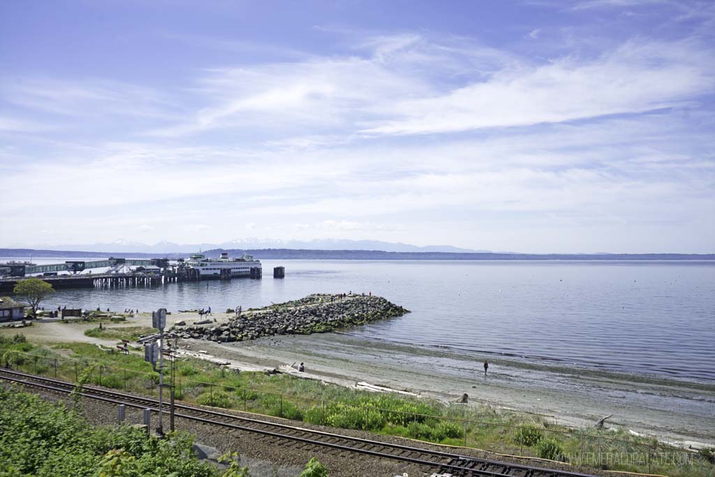 view of Edmonds waterfront near Seattle