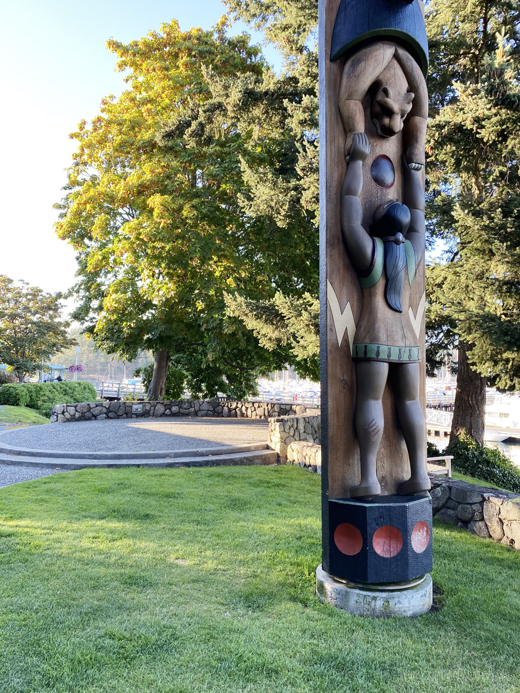 sculpture from native Salish artist