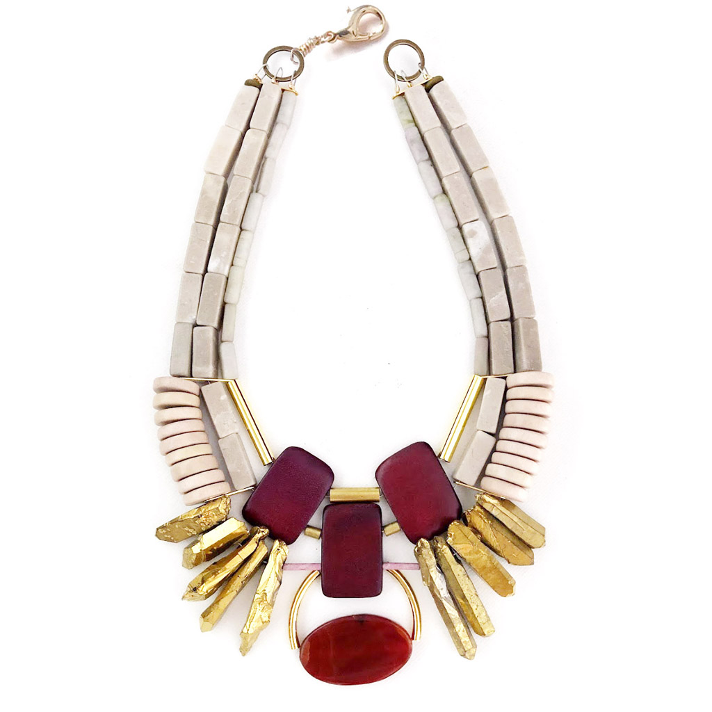 statement necklace from Seattle local jewelry maker, History + Industry