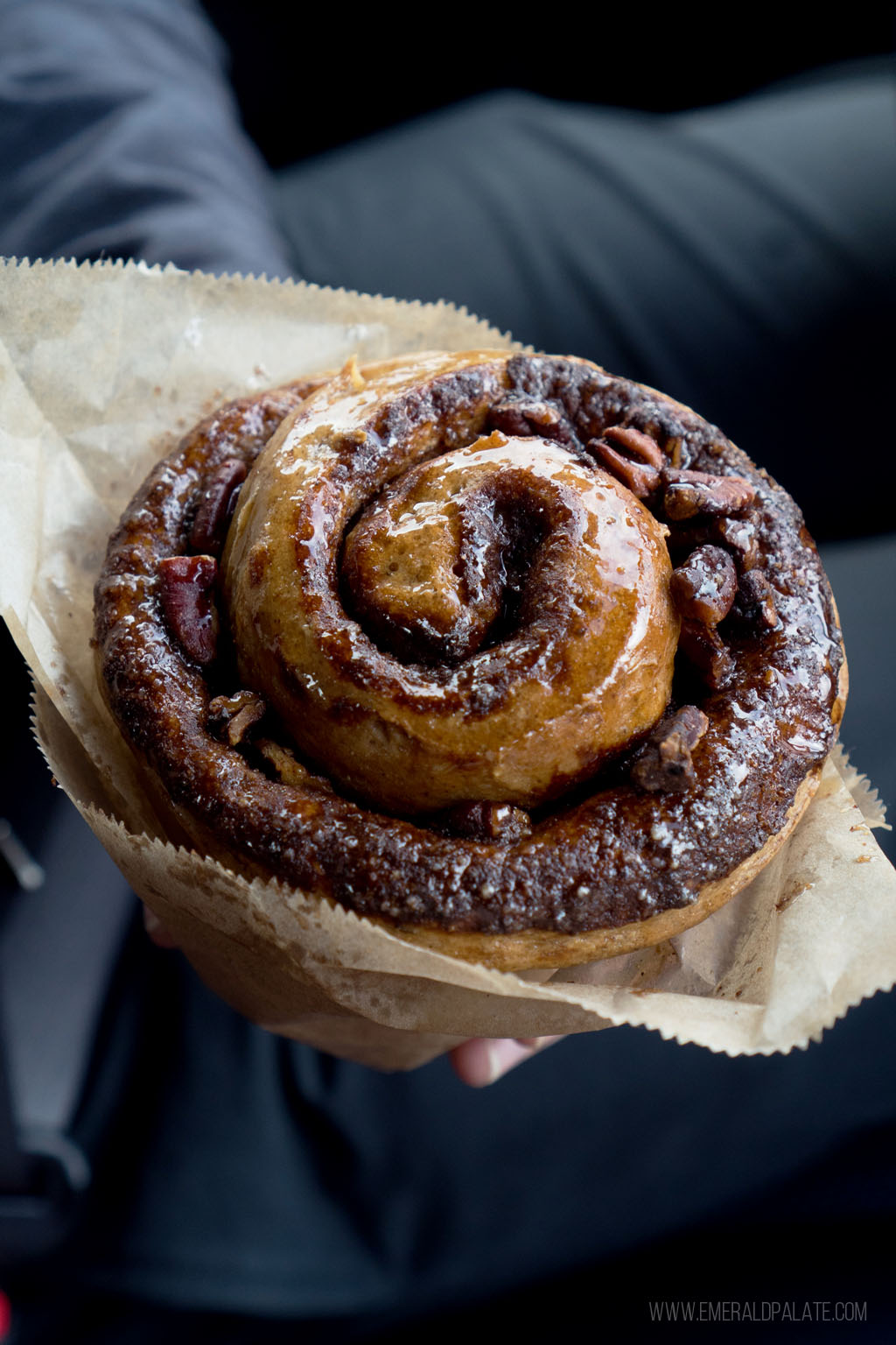 cinnamon roll from one of the best restaurants in Whistler BC