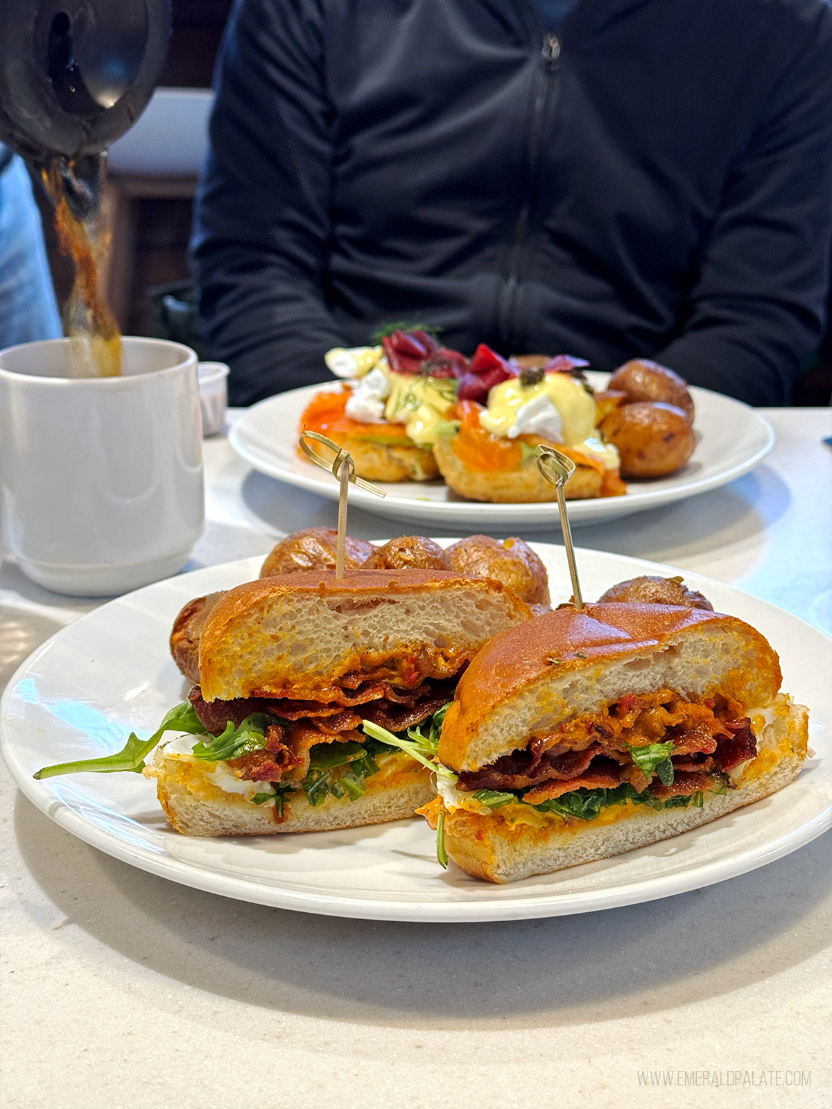 breakfast sandwich from Fergie's in Squamish, BC
