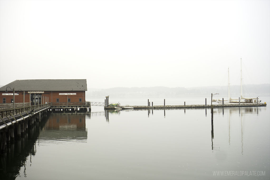 dock and boat in Coupeville