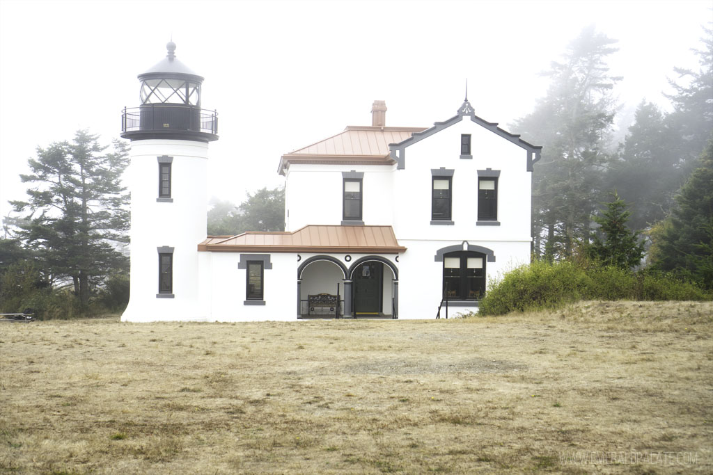 lighthouse at Fort Casey State Park on Whidbey Island