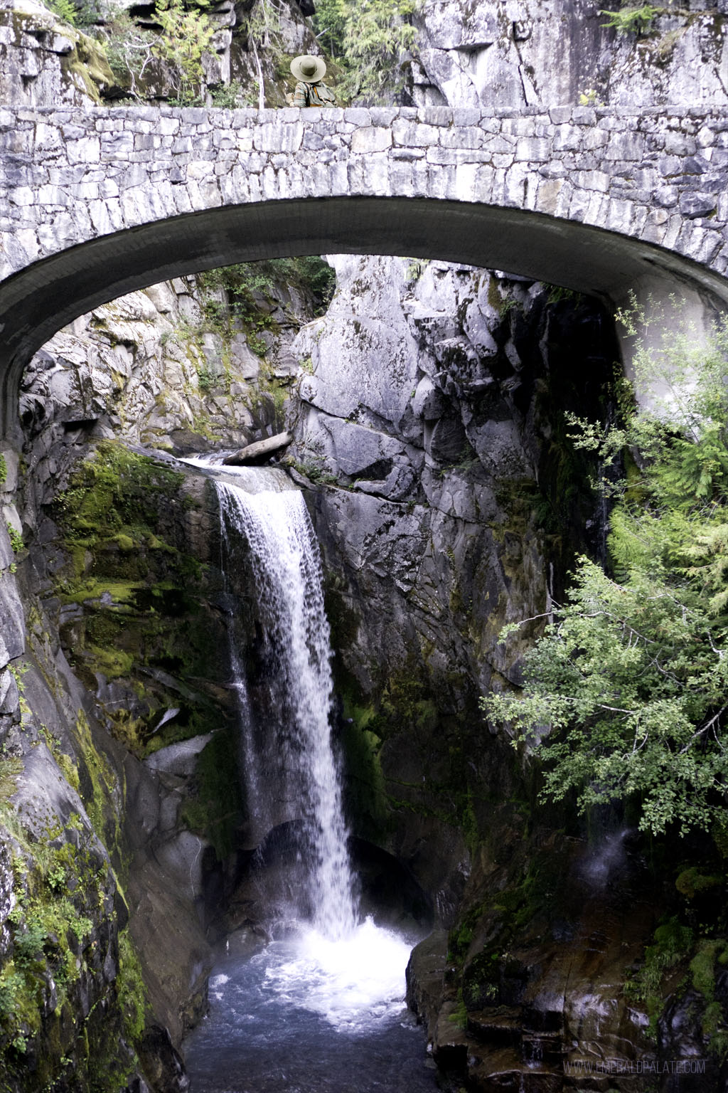 Christine Falls, a view from one of the best hikes at Mount Rainier National Park