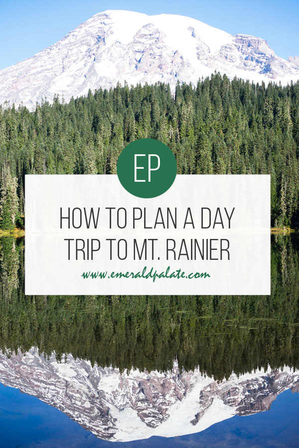how to plan a day trip to Mt. Rainier