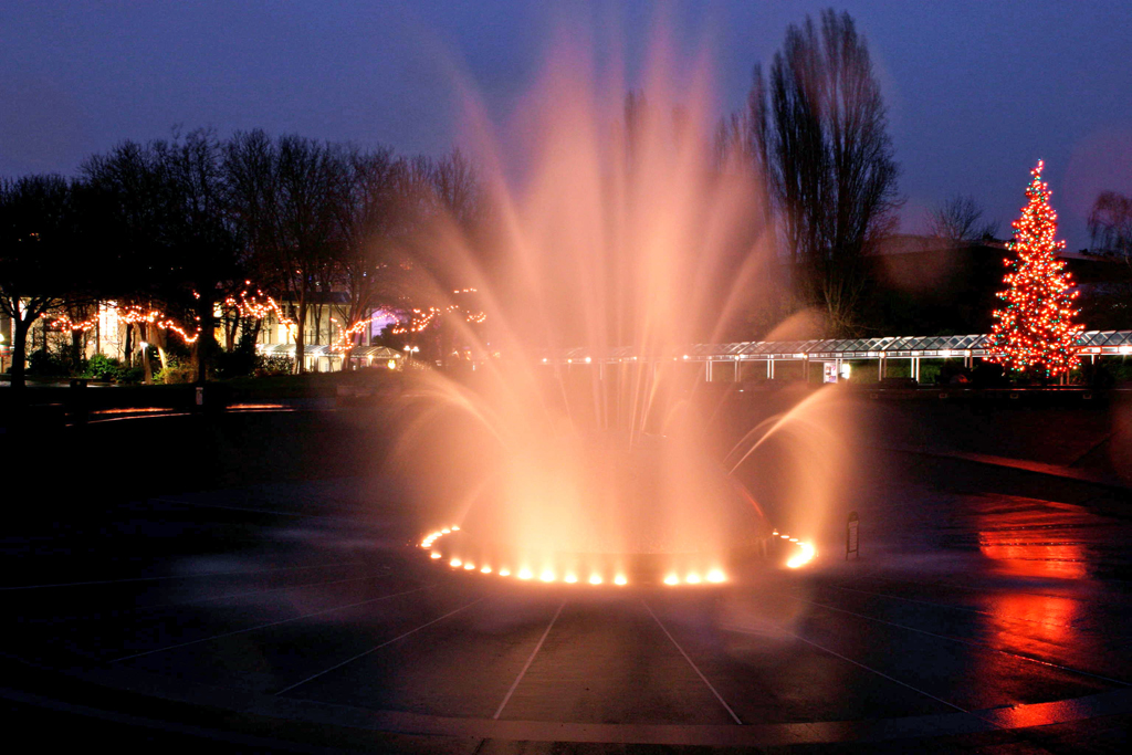 Seattle Center during winter
