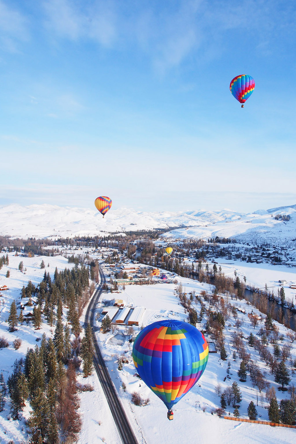 hot air balloons