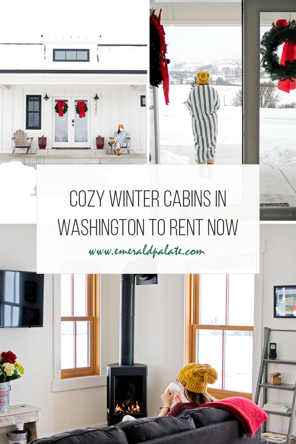 cozy winter cabins in Washington to rent now