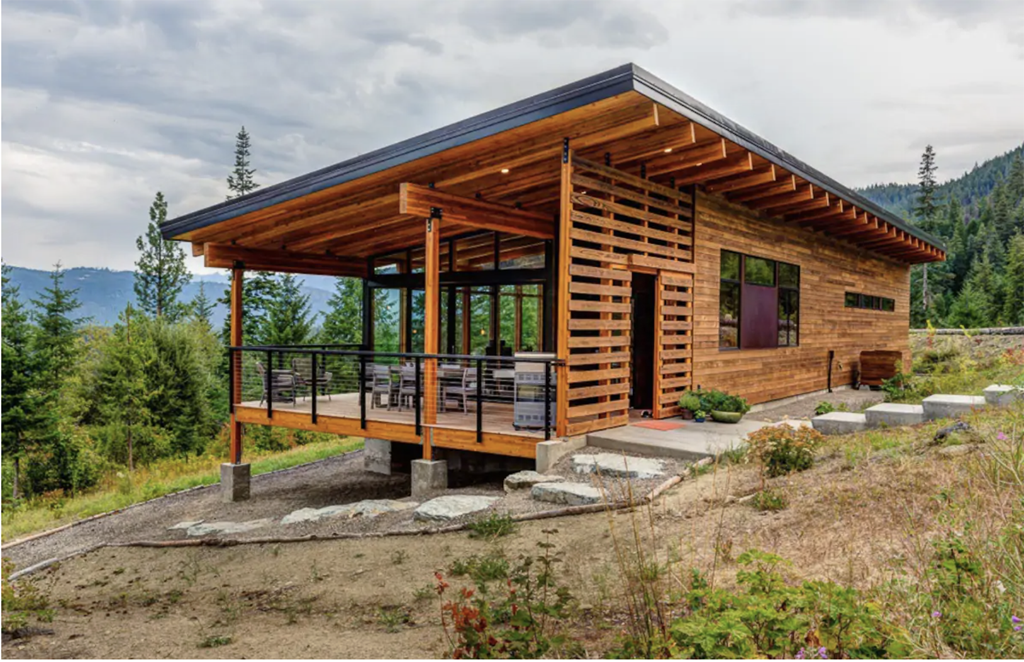 modern cabin in Leavenworth WA