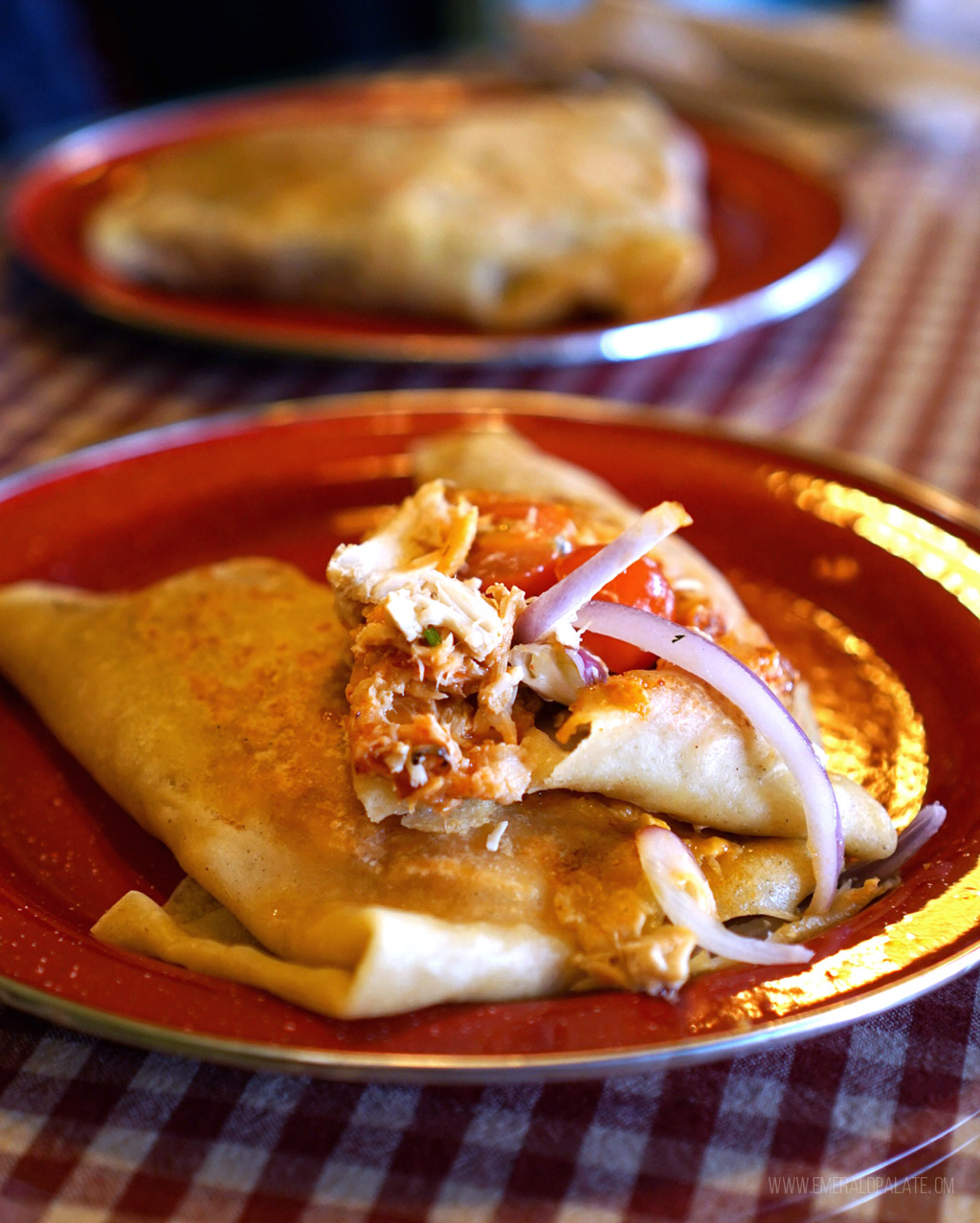 crepes from a Lake Chelan restaurant