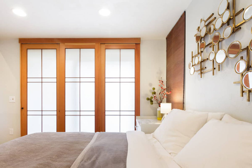 a zen bedroom perfect for a romantic getaway in WA