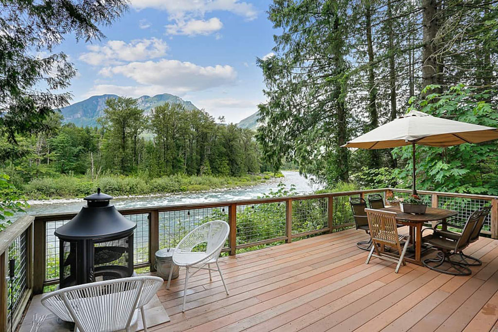 deck looking out at a WA river