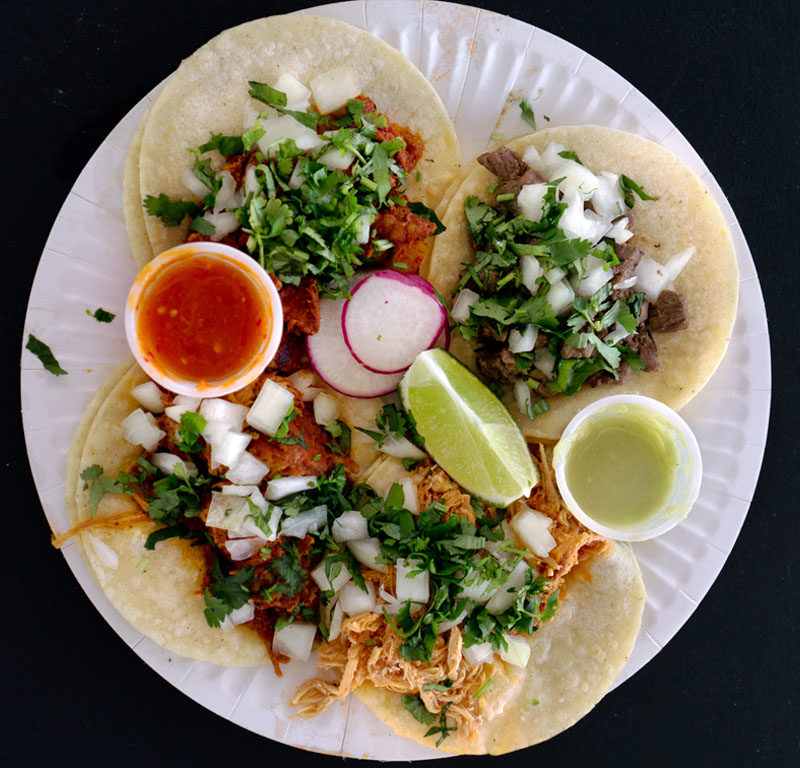 restaurants in Winthrop WA - plate of street tacos