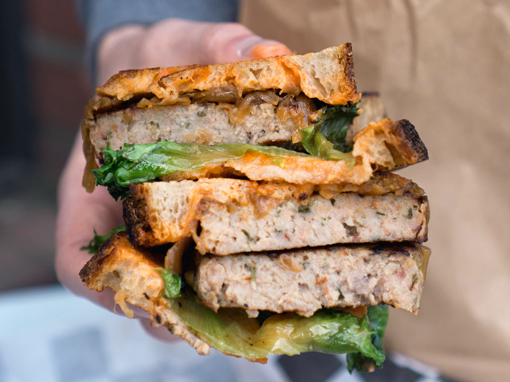 meatloaf sandwich from a Seattle Black-owned restaurant