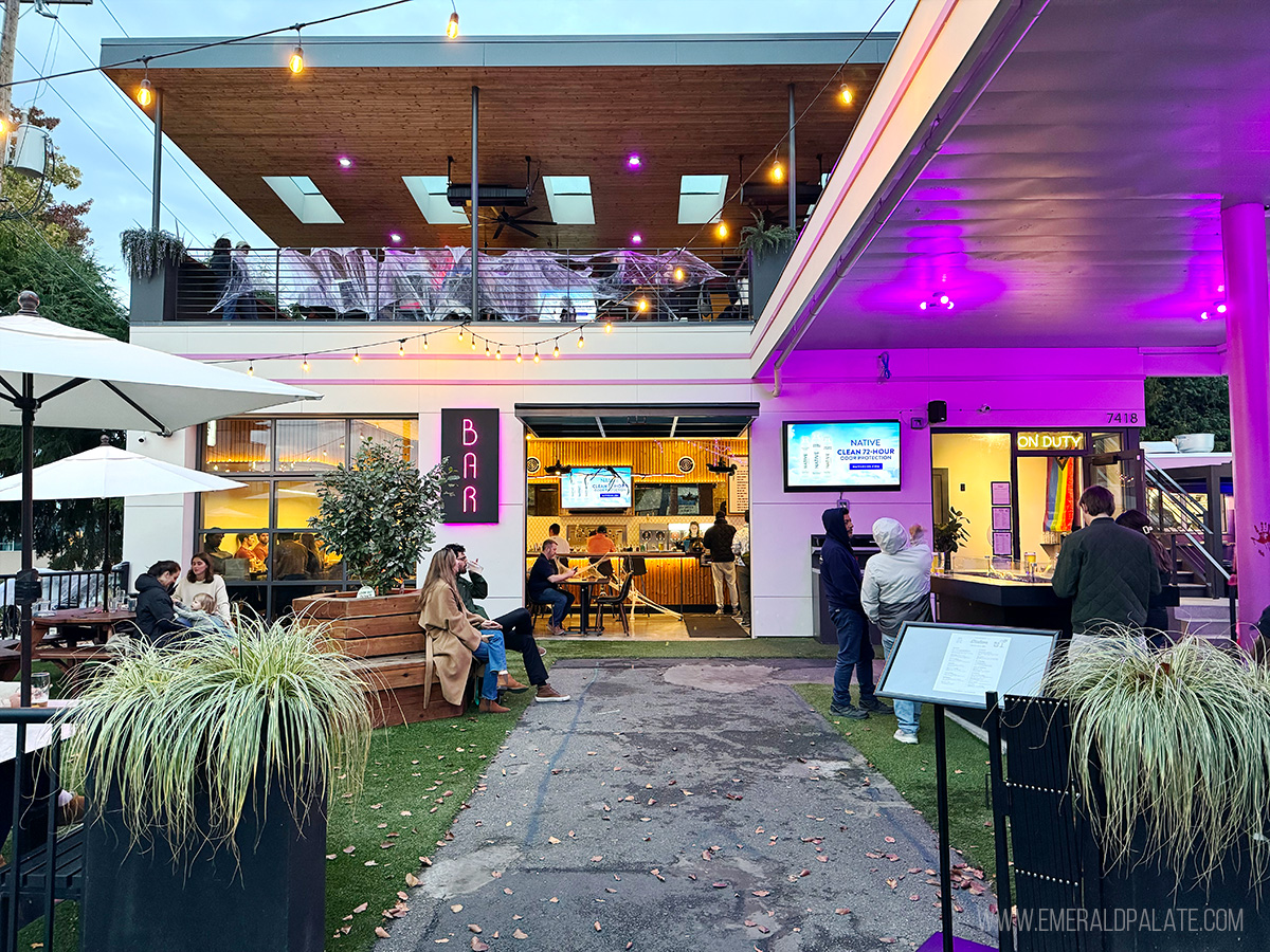 Phinney Station, a cool indoor-outdoor bar with great burgers