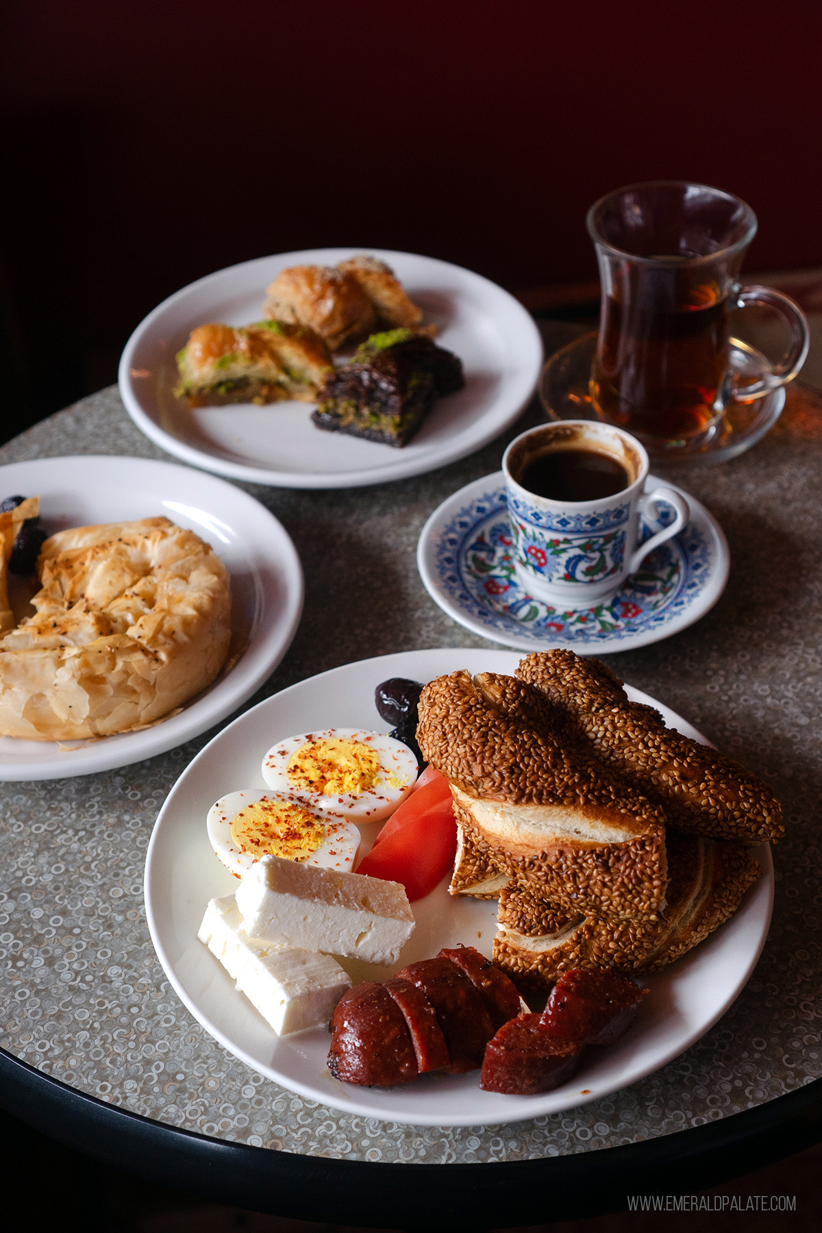Turkish breakfast from a Bellingham cafe