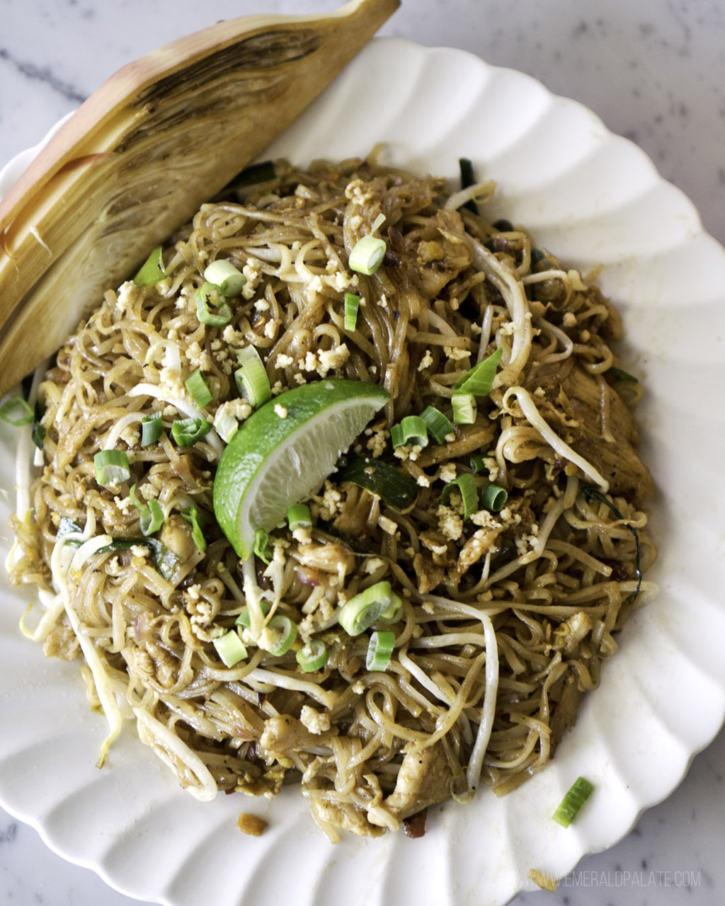 plate of pad Thai 