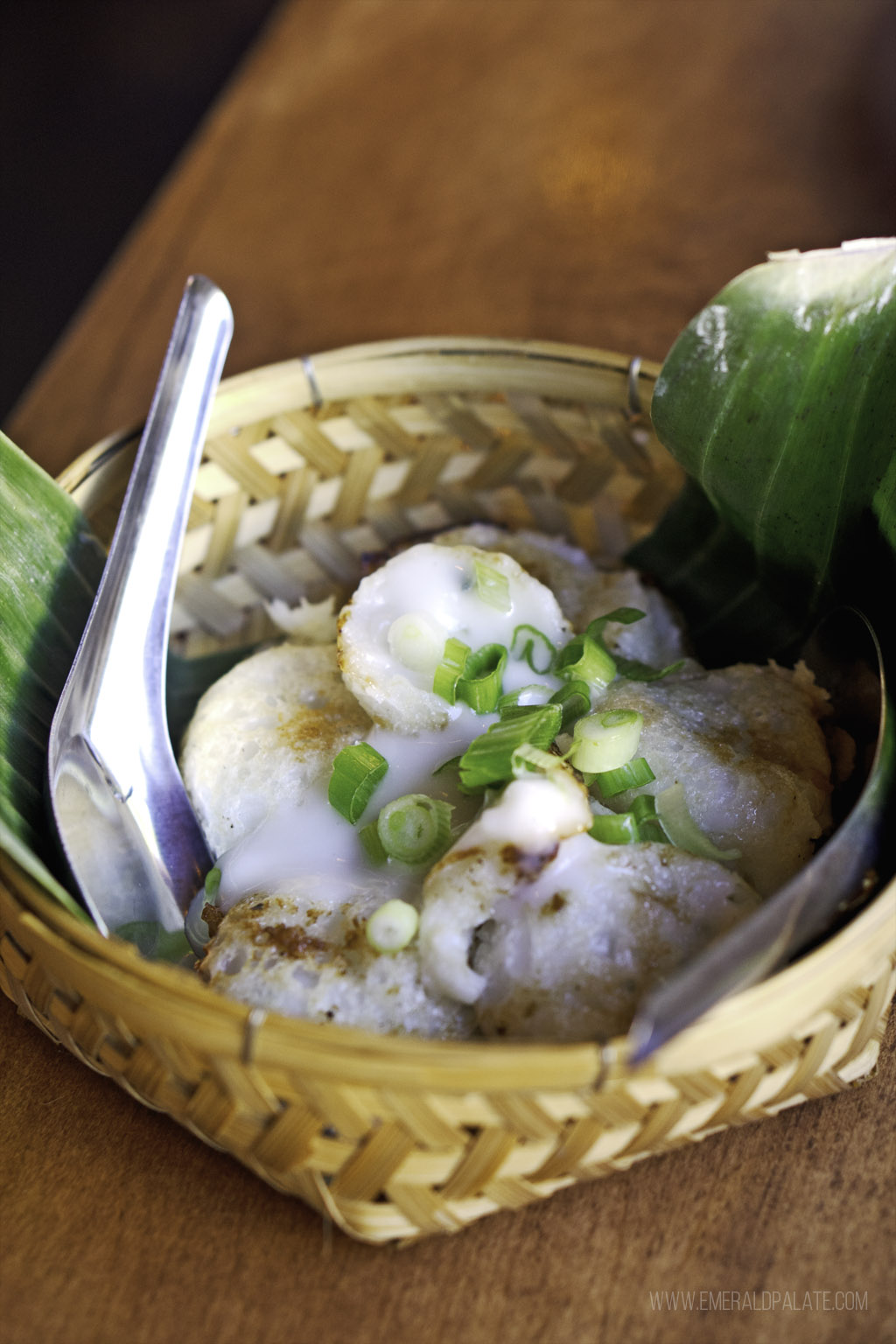 rice pudding dessert from a Thai restaurant in Seattle