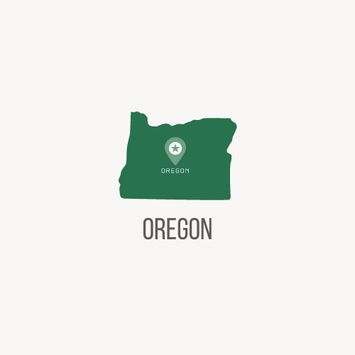 Illustration of Oregon state, a destination you can hire a personal travel planner