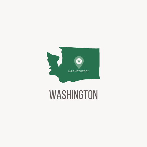 Illustration of Washington state, a destination you can hire a personal travel planner