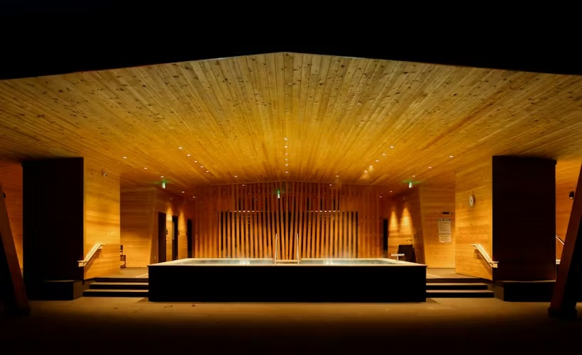 spa at one of the best glamping spots in WA state