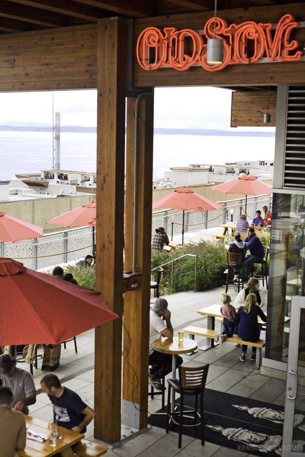 brewery offering one of the best rooftop bars in Seattle