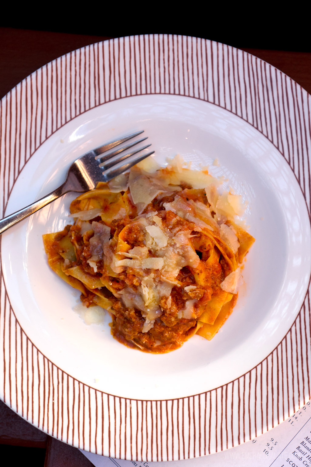 pasta bolognese in Seattle