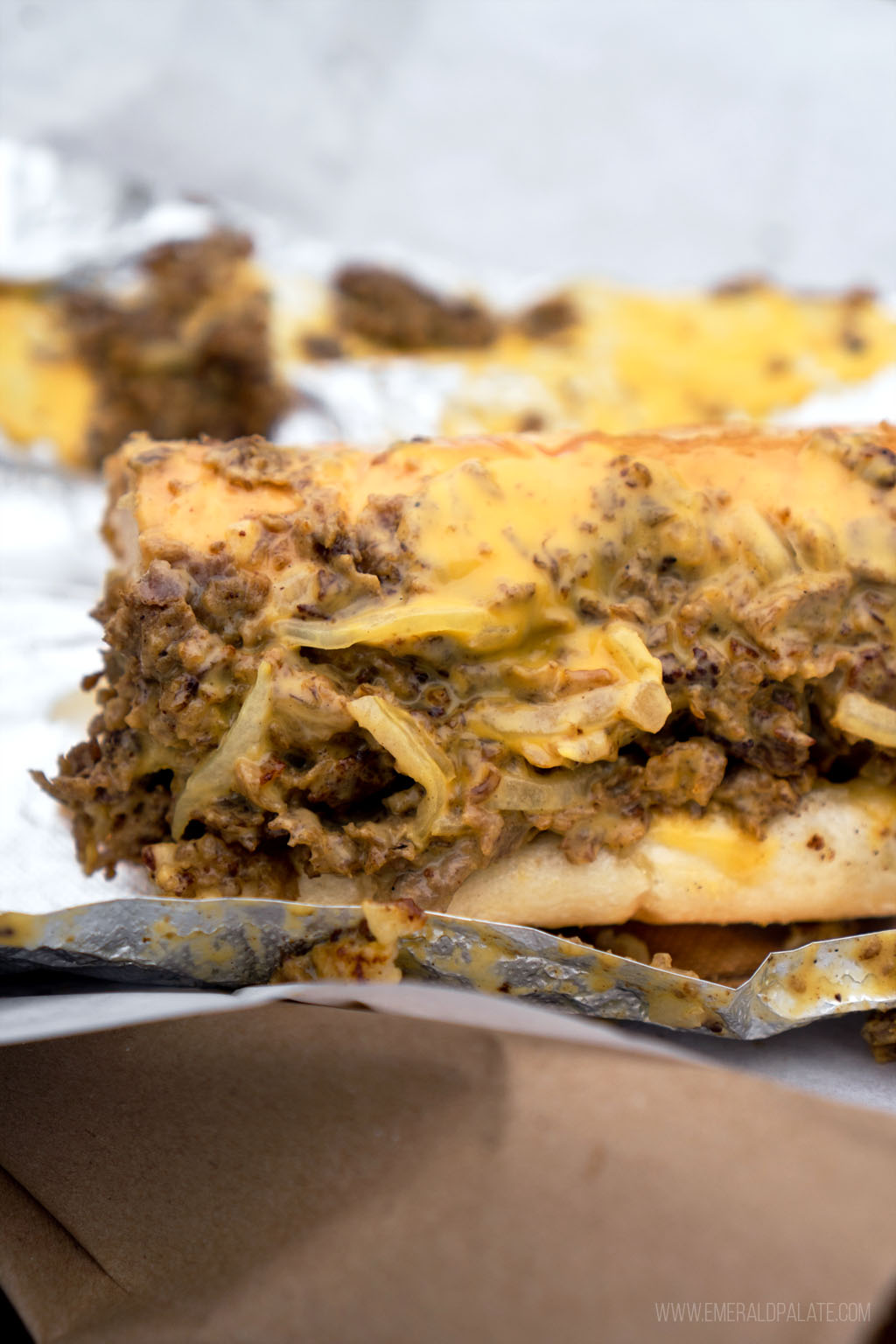 cheesesteak from one of the best sandwich shops in Seattle