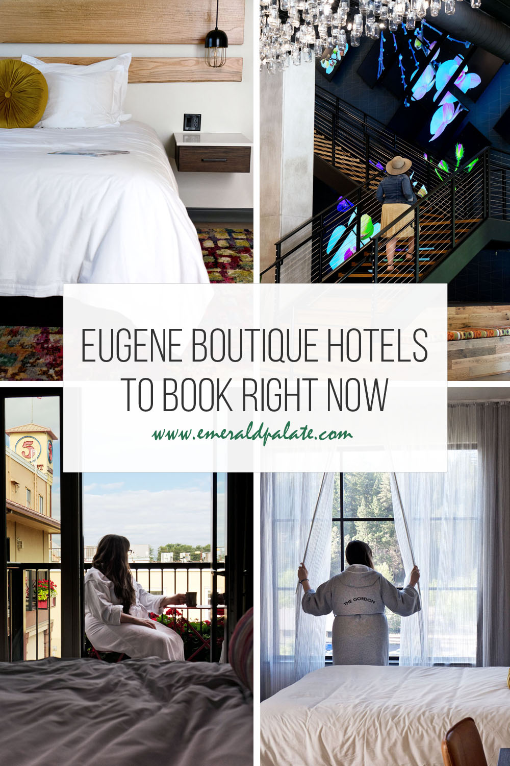 Boutique hotels in Eugene, Oregon to book right now. If you are wondering were to stay in Eugene, Oregon, make it one of these luxury hotels right in 5th Street Public Market. It's the perfect place to stay if you want nice accommodations in the center of downtown Eugene and all its attractions!