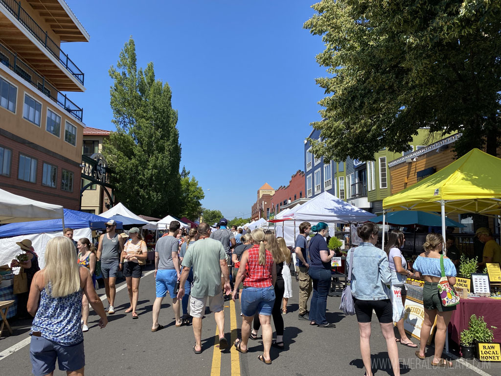 Lane County Farmers Market in Eugene, Oregon