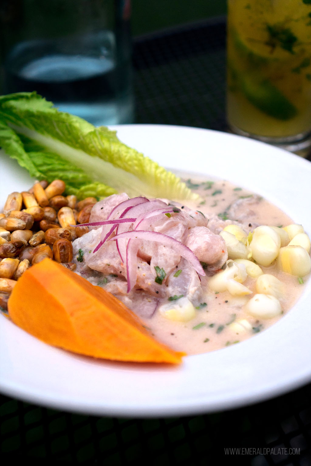 Peruvian ceviche from a Seattle restaurant