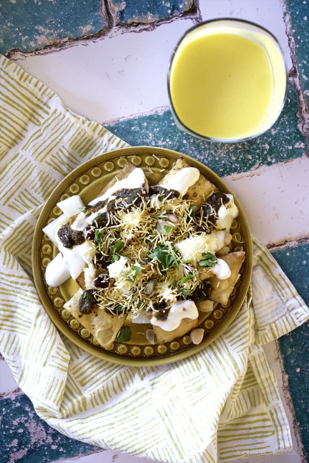 chaat nachos from a place to eat lunch in Ballard