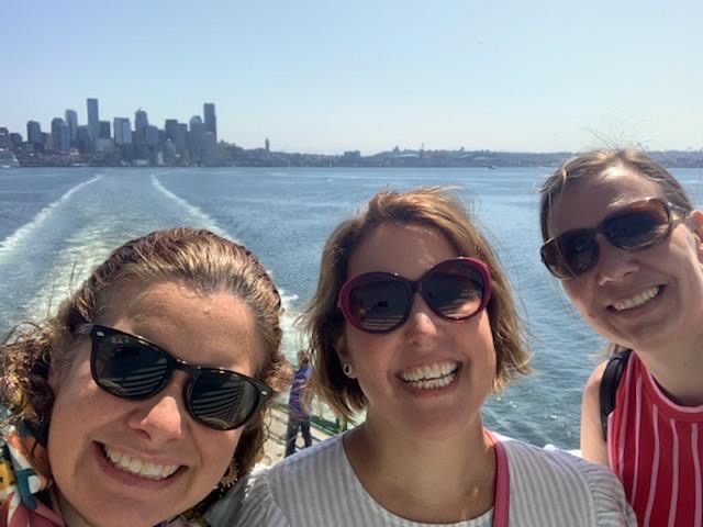 friends enjoying custom trip plan to Bainbridge Island