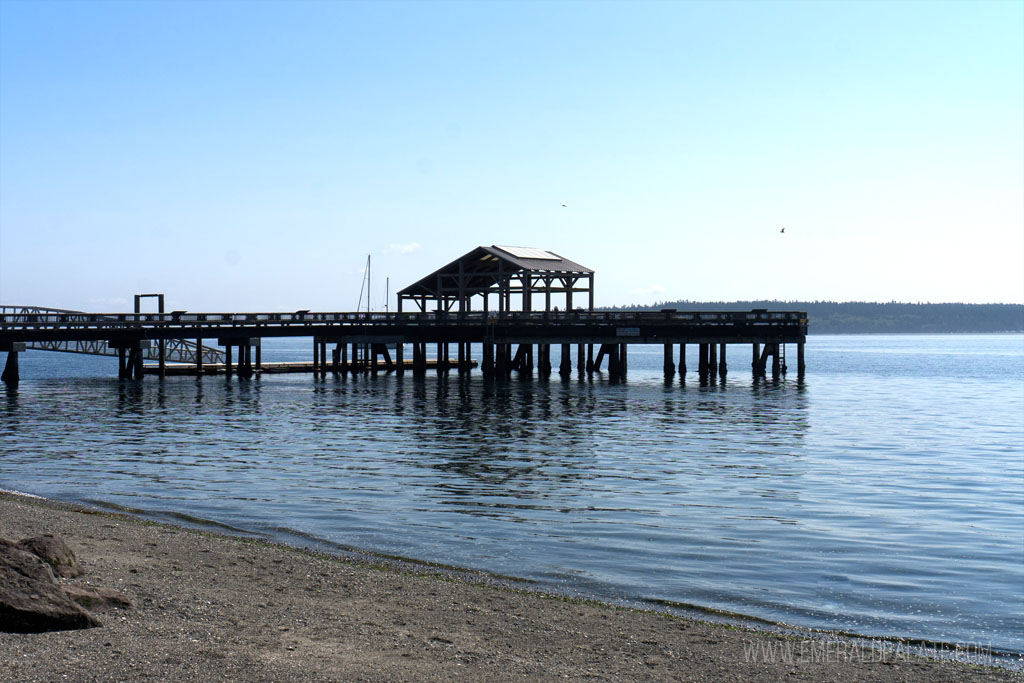 pier off downtown Port Townsend, WA