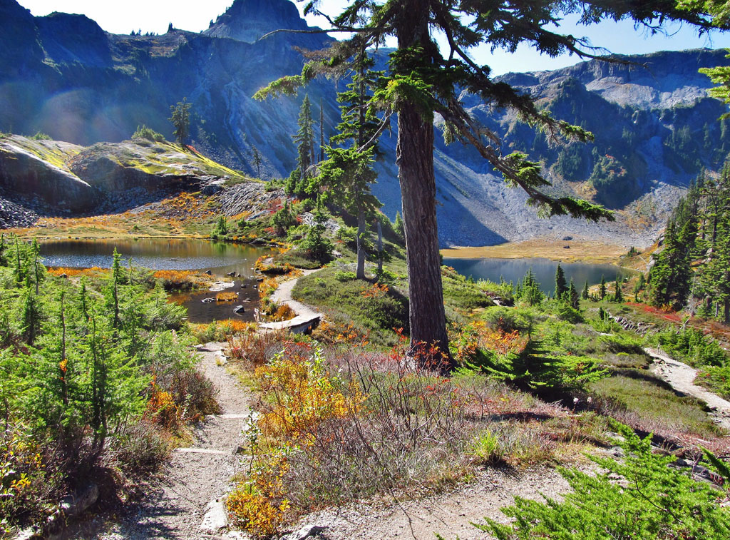 Bagley Lakes at Heather Meadows for fall colors