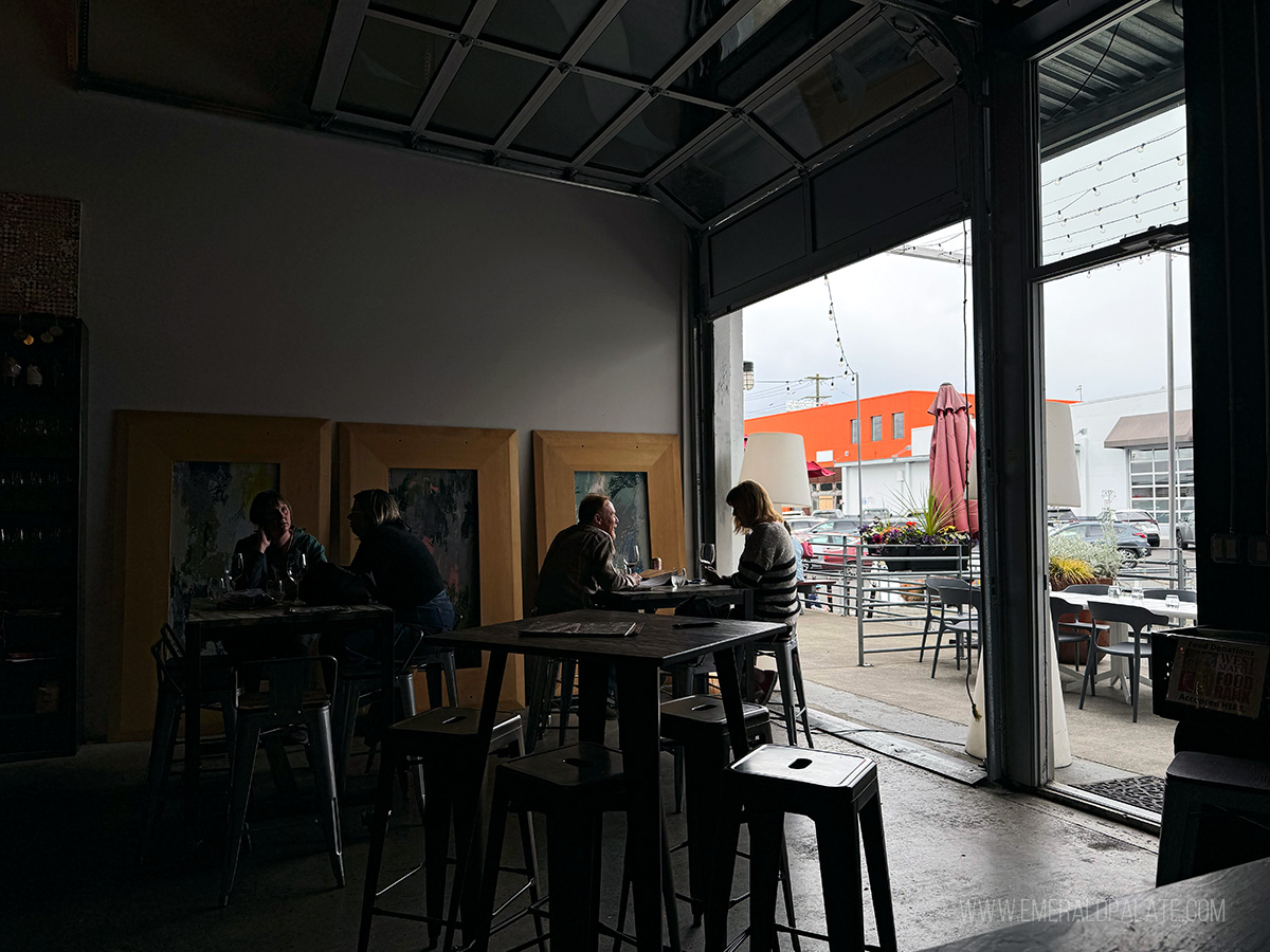 people enjoying wine at a Seattle winery