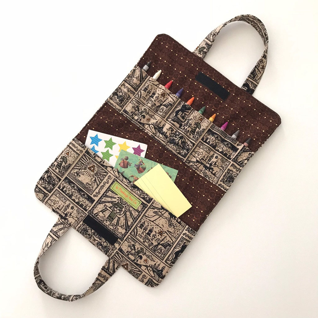 kids craft tote, a unique travel gift for parents