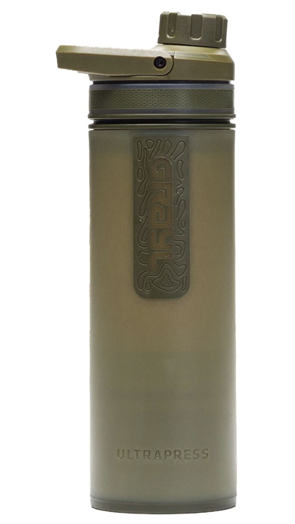 purifying water bottle, perfect for travelers who like to hike