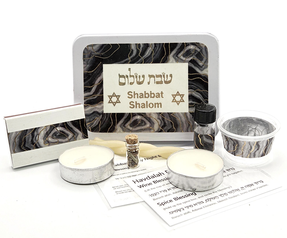 travel Shabbat kit, unique travel gifts for Jewish people