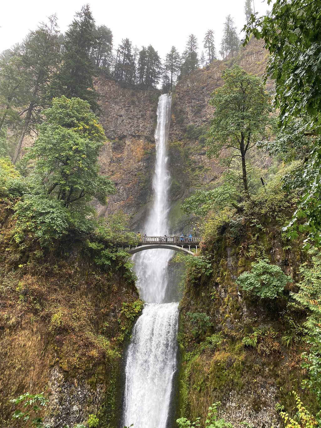 Multonomah Falls, a must see during a Columbia River Gorge itinerary