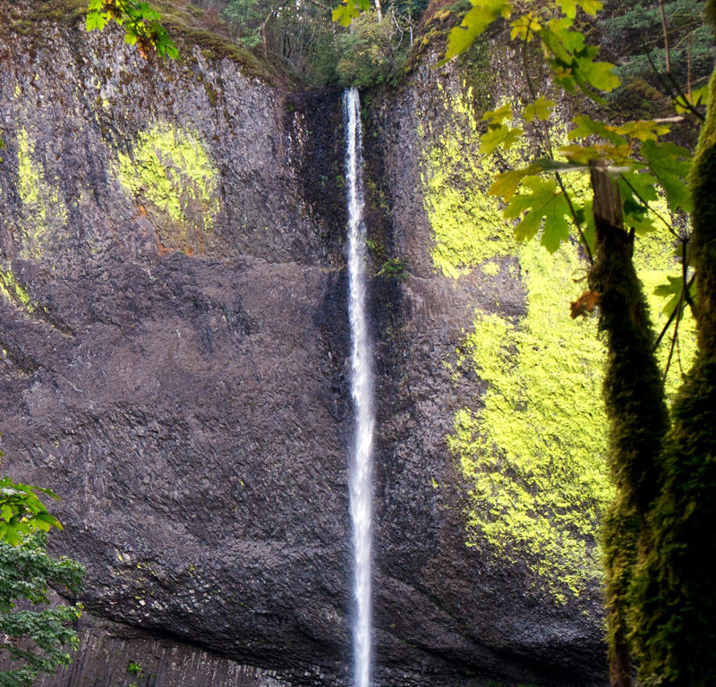 Columbia River Gorge Waterfalls Map