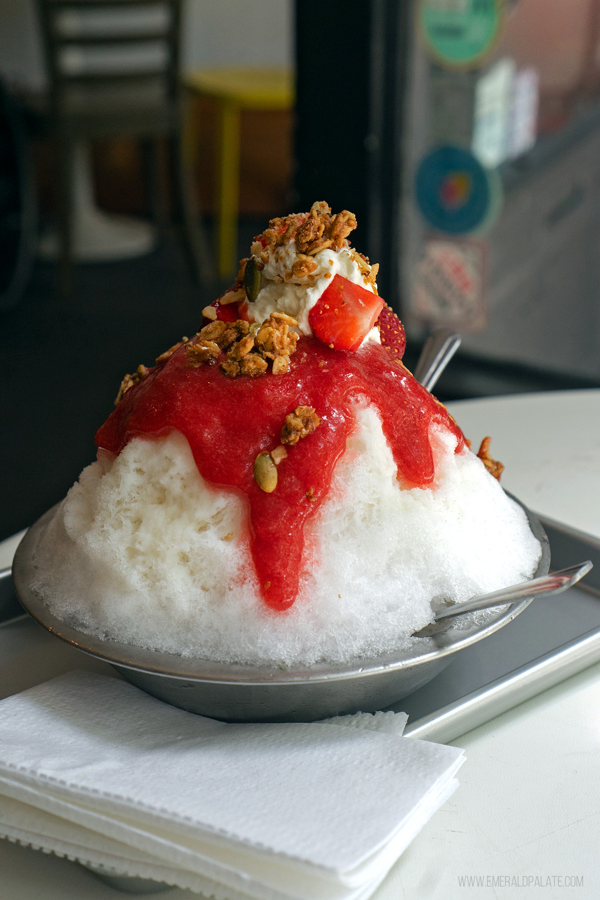 Japanese shaved ice from a Portland restaurant
